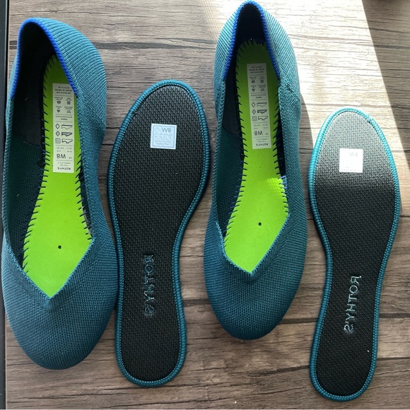 Rothy’s The Flat in Deep Emerald Size 8 - Picture 8 of 8